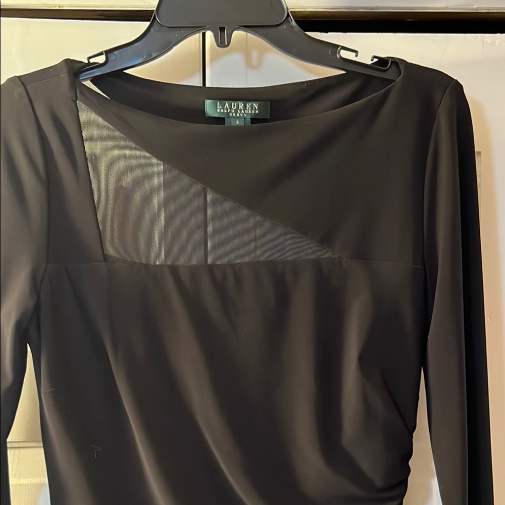 Lauren Ralph Lauren Black Long Sleeve Dress